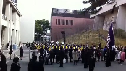 関大チア 入学式'12