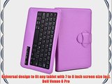 Cooper Cases(TM) Infinite Executive Dell Venue 8 Pro Tablet Keyboard Folio in Light Purple