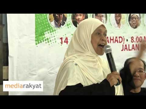 Jamilah Ibrahim: Jangan Takut! Jangan Takut! Kita Berada Jalan Yang Benar
