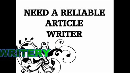 Hire an Professional article Writer
