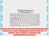 Cooper Cases(TM) K2000 Asus Memo Pad ME172V / 10 ME103K / Smart 10 ME301T Bluetooth Keyboard