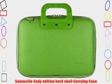 Cady Messenger Cube LIME GREEN Ultra Durable Tactical Leather -ette Bag Case fits Samsung Galaxy