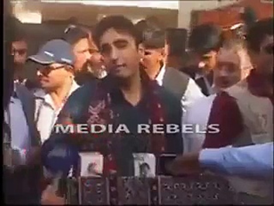 Leaked Video of Bilawal Bhutto which wasn't on aired on TV