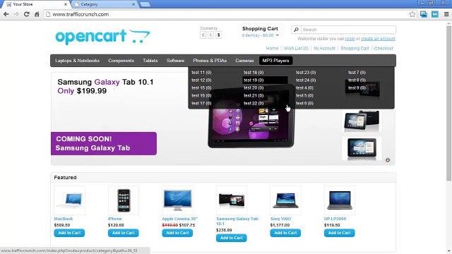 Insert - Delete - Rename Categories & Sub Categories