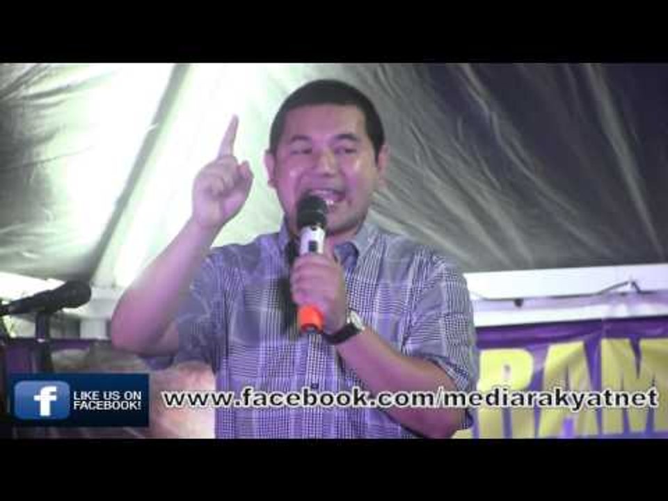 Rafizi Ramli: GST Adalah 1 Bentuk Kezaliman Yang Digunakan Oleh UMNO BN Untuk Rampas Duit Rakyat