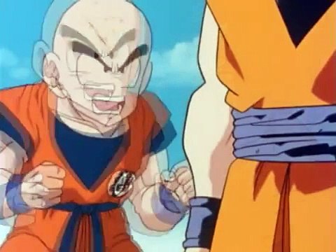 Kai - Goku gives Cell a Senzu Bean