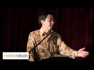 Teng Chang Khim: Easy To Fight Corrupt People, Difficult To Keep Ourselves Corruption Free