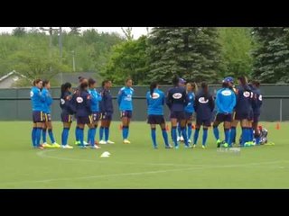 Seleção Feminina treina para enfrentar a Austrália