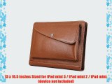 Executive Organizer Padfolio with Pouch Pocket for iPad mini 3 / iPad mini 2 / iPad mini and