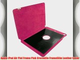 Apple iPad Air Piel Frama Pink Crocodile FramaSlim Leather Cover