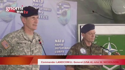 Συνέντευξη τύπου άσκησης του ΝΑΤΟ στην περιοχή Άσσηρος