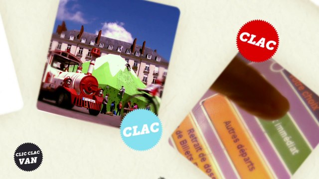 Clic Clac VAN dans le train