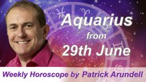Aquarius Weekly Horoscope from 29th June 2015