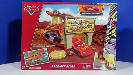 Cars Pixar Disney Race Off Ridge Radiator Springs Set with Lightning McQueen HD 1280