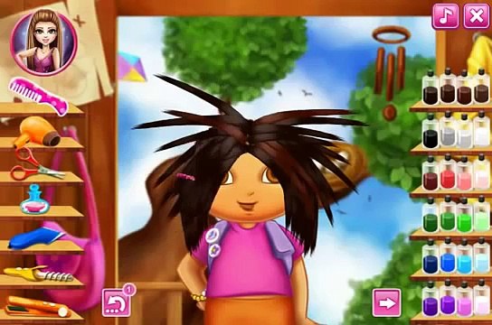 Dora l'Exploratrice Dora the Explorer Dora hairstyle and makeover Dora exploradora en espanol