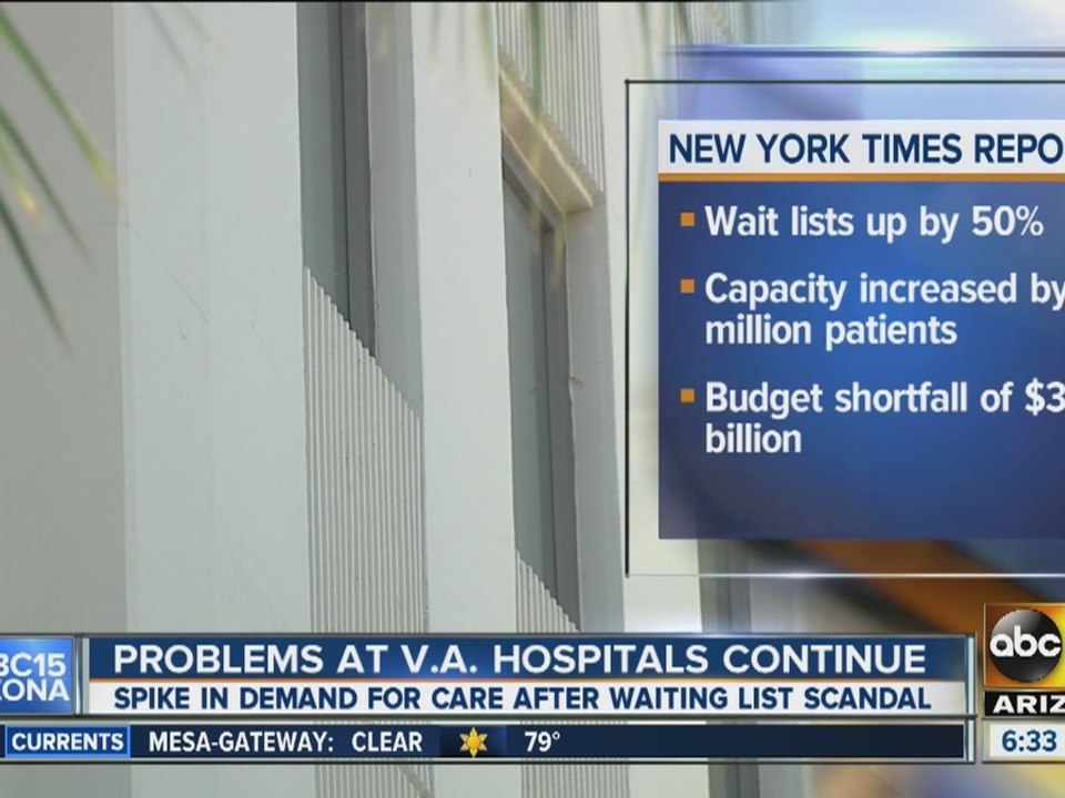 Problems at VA hospitals continue