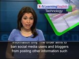 VOA Special English   VOA Learning English   Social Media Limits in Vietnam Criticized