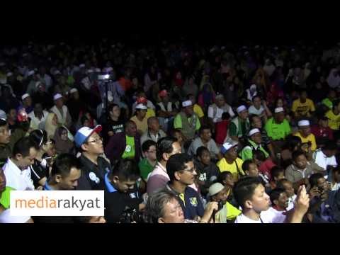 Anwar Ibrahim: Kempen PRU13 Tg Malim Perak 02/05/2013