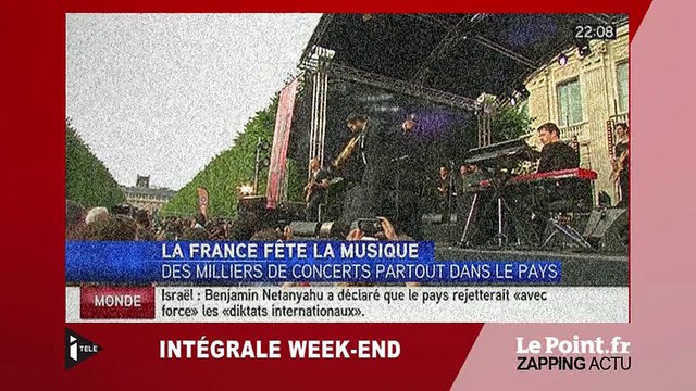 Hollande pousse la chansonnette avec Camille - Zapping du 22 juin