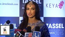 Sana Khan Looks Gorgeous In Saree  At Taseel Fashion & Life Style Awards 2015