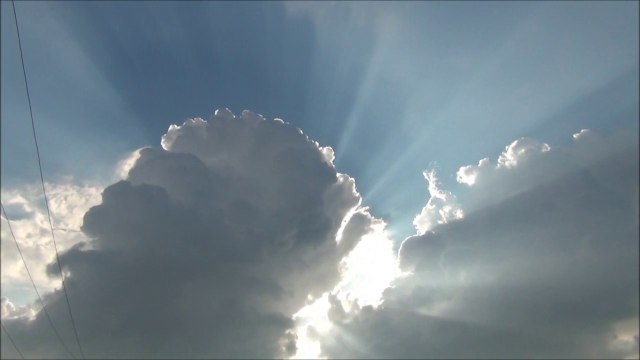 Beautiful clouds and sunlight HD sky