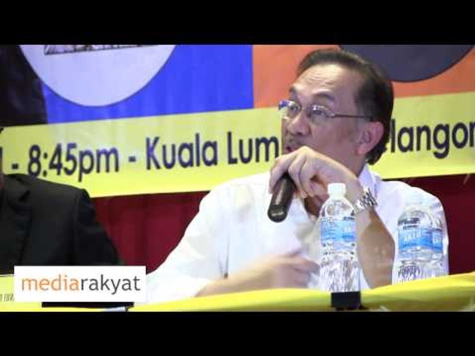 Anwar Ibrahim: The New Economic Policy Now Is Proven To Enrich The Families & Cronies Of UMNO