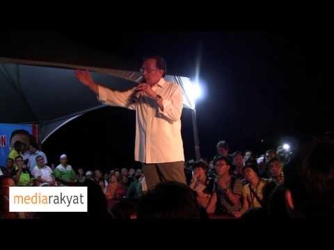 Anwar Ibrahim: Ceramah & Pengumuman Calon PKR Melaka