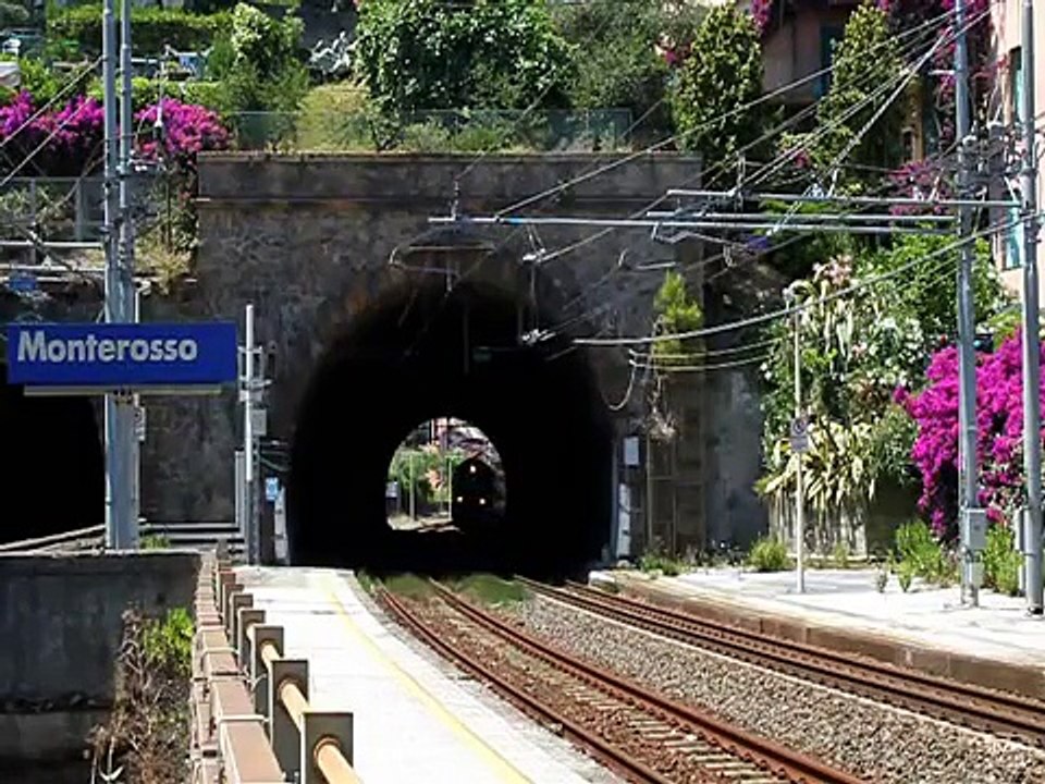 Train compilation Cinque Terre (Italy)