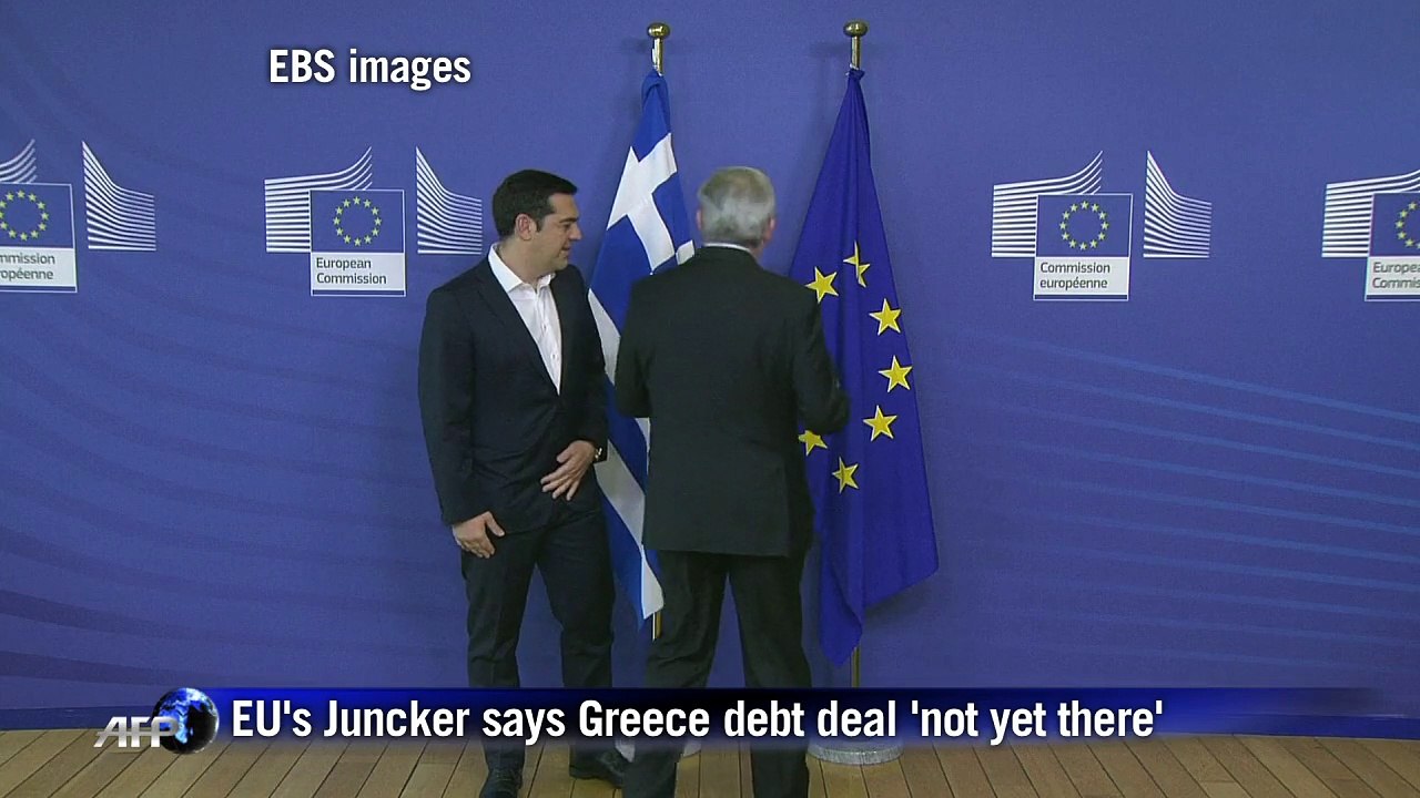 EU's Juncker says Greece debt deal 'not yet there'