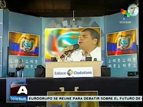 Ecuador: Rafael Correa alerta sobre golpe de Estado