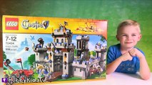 Lego Castle! King's Castle Build HobbyFrog Toy Review 704040 by HobbyKidsTV