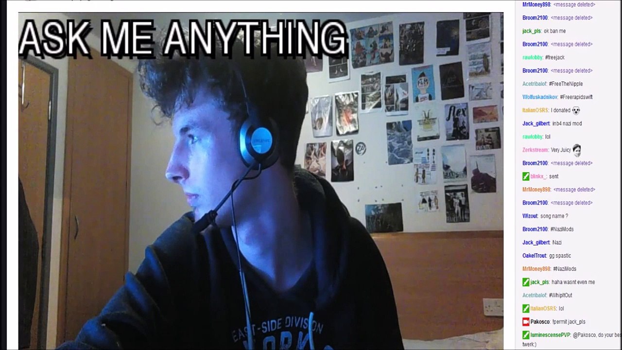 Twitch Raid: Drunk Streamer shaves his eyebrow and gives me moderator