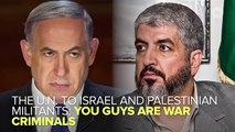 Palestinian Militants & Israel Both Guilty Of War Crimes, Says U.N.