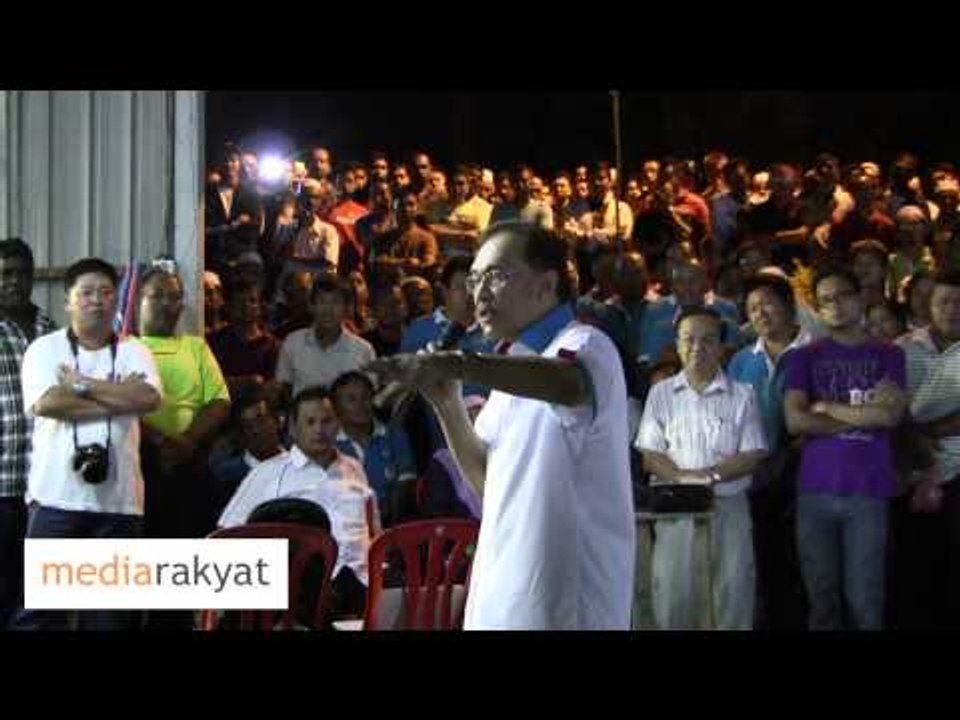 Anwar Ibrahim: Najib, Kali Ini Rakyat Putus, Kalau Rakyat Kata Tukar, Tukarlah!