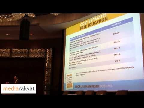 Rafizi Ramli: Is Pakatan Rakyat Manifesto Financially Feasible?