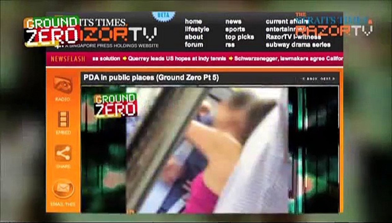 Student couples smoke and kiss in public (Ground Zero Pt 2)