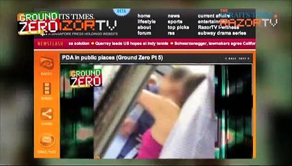 Student couples smoke and kiss in public (Ground Zero Pt 2)