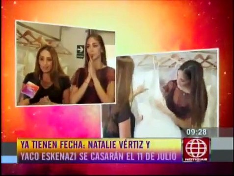 Natalie Vértiz y Yaco Eskenazi se casarán el 11 de julio