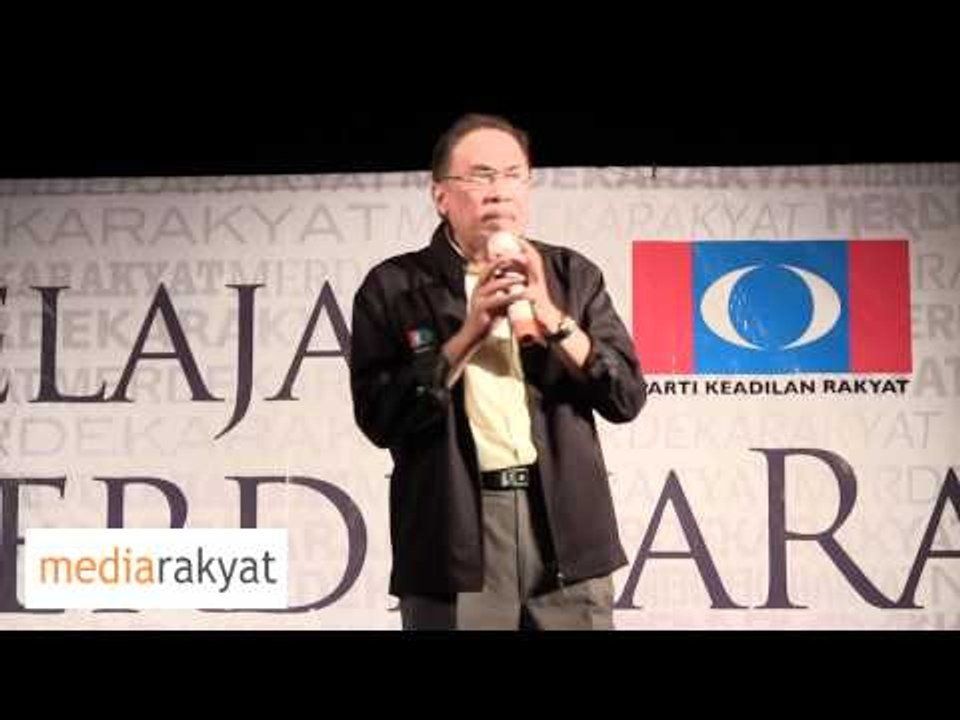 Anwar Ibrahim: Saya Ucap "Salute" Kepada Anak-Anak Muda Yang Bangkit Bersama-Sama