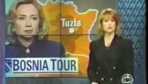 Hillary Clinton at Tuzla in Bosnia