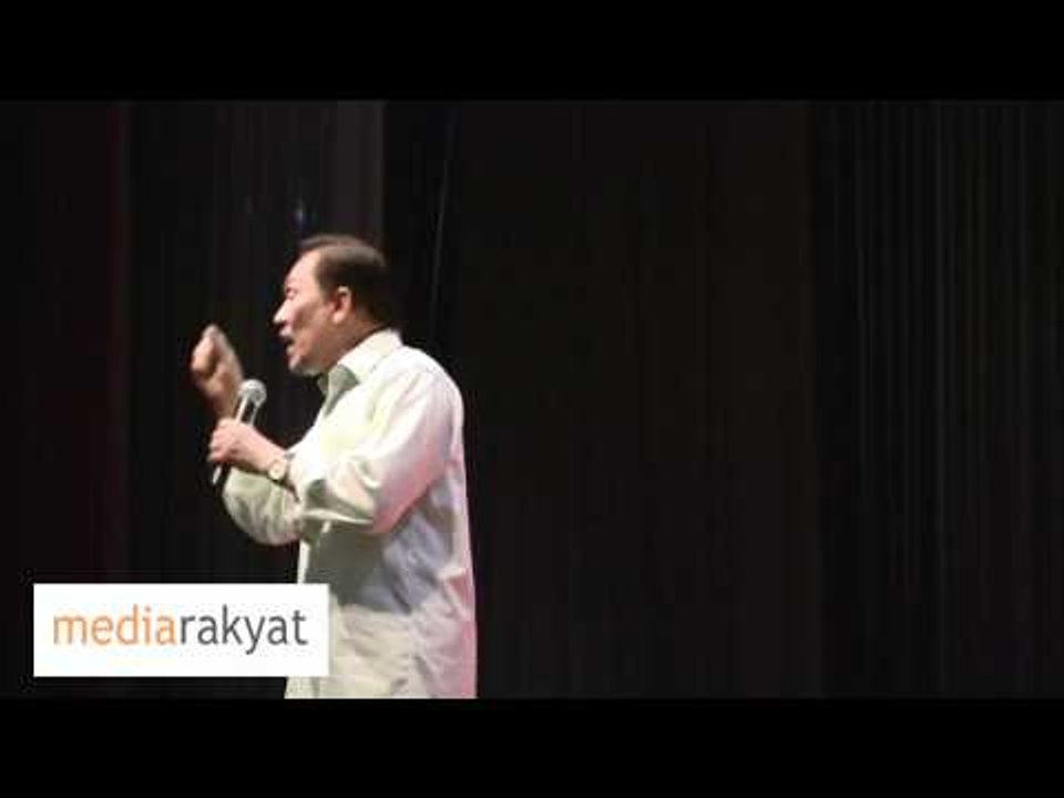 Anwar Ibrahim: Give The Chance To UMNO To Improve As Opposition, Let Pakatan Rakyat Manage Putrajaya