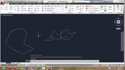 Autocad 2013 tutorial  region in hindi Urdu (16-50) By MNRAQ