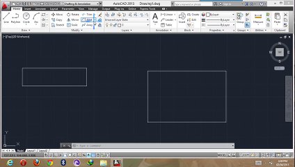 Autocad  tutorial  fillet and chamfer in hindi Urdu (21-50)