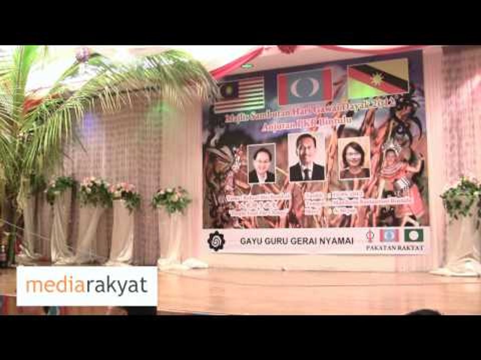Anwar Ibrahim: Majlis Sambutan Gawai Dayak 2012 Bintulu Sarawak