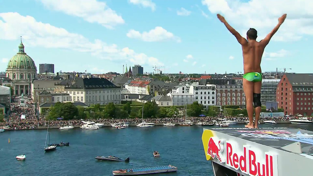 Cliff Diving Over Copenhagen