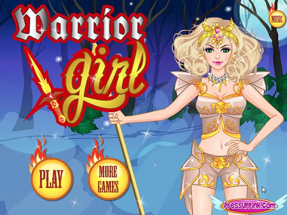 Warrior Girl dress up - warrior girl costume game for kids