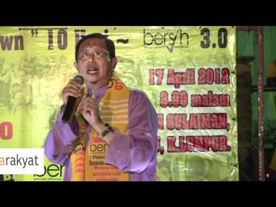 (Bersih 3.0 Countdown) Nizar Jamaluddin: Kita Akan Bersama-sama Rakyat Untuk Menyelamatkan Negara