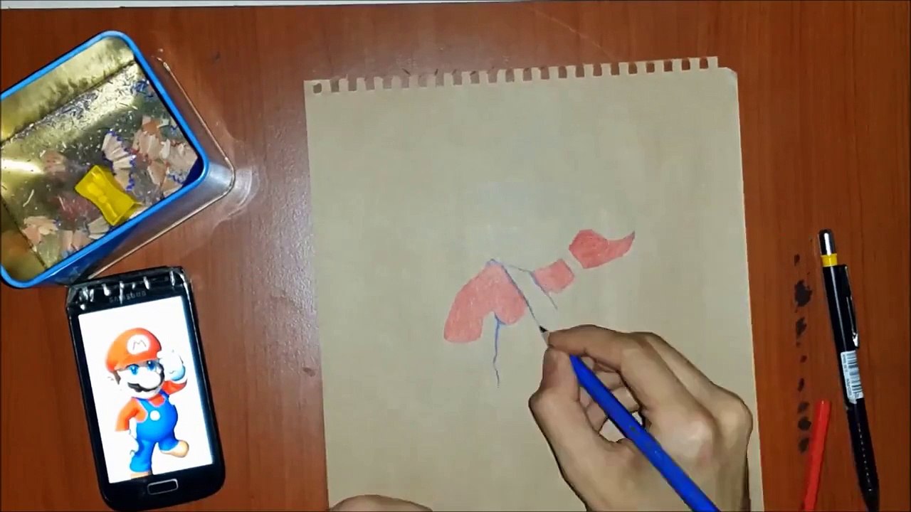 How to draw Super Mario as 3D ?