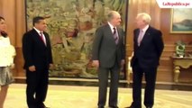 Rey Juan Carlos de España recibió a Presidente Ollanta Humala en el Palacio de la Zarzuela