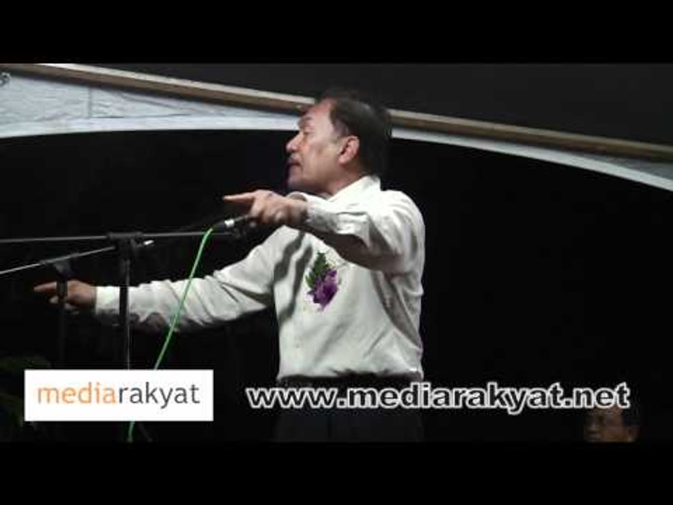 Anwar Ibrahim: Selamatkan Negara Daripada Perompak Dan Samseng Yang Ada